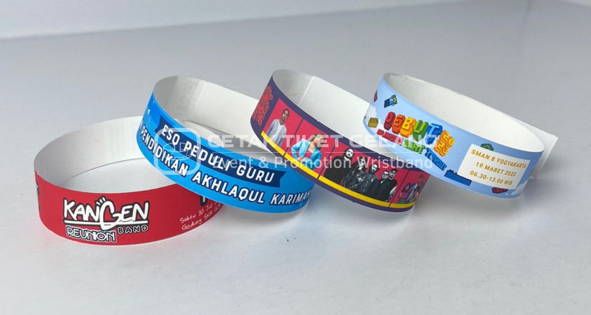 Percetakan Tiket Gelang