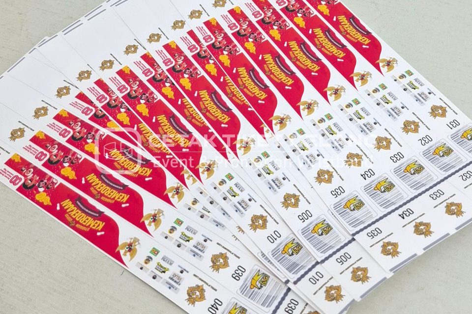 Cetaak Tiket Gelang Custom
