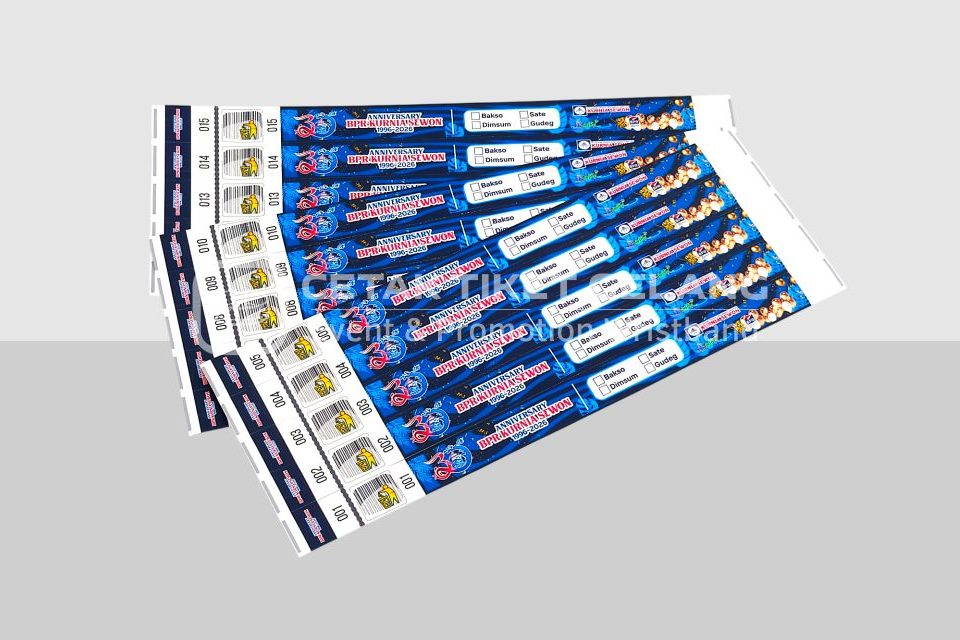Tiket Gelang Custom